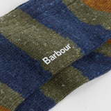 Barbour Men's Houghton Stripe Socks in Thyme