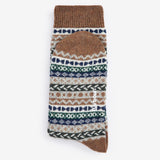 Barbour Men's Fairisle Socks in Green Loch Mix Set of 2