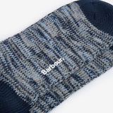 Barbour Men's Bedrock Boot Sock in Navy Mix