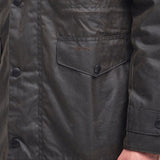 Barbour Men's Wax Sapper Jacket in Olive Green