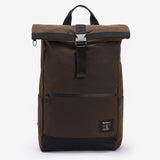 Barbour Field Wax Backpack in Olive/Black