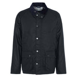 Barbour Men's Ambleside Wax Jacket in Navy/Blue Granite Tartan