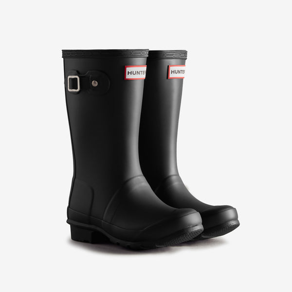 Hunter Original Kids Wellington Boots in Black