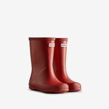 Hunter Kids First Classic Wellington Boot in Military Red