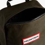 Hunter Original Large Nylon Backpack in Dark Olive