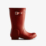 Hunter Original Kids Wellington Boots in Military Red