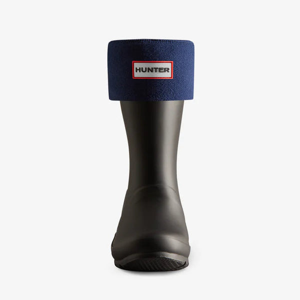 Hunter Original Recycled Kids Fleece Boot Socks in Navy