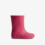 Hunter Kids First Wellington Boot in Bright Pink