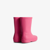 Hunter Kids First Wellington Boot in Bright Pink