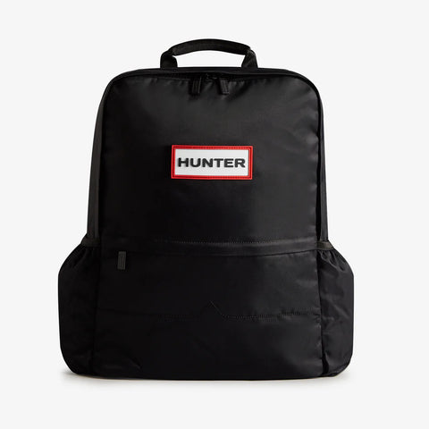 Hunter Original Large Nylon Backpack in Black