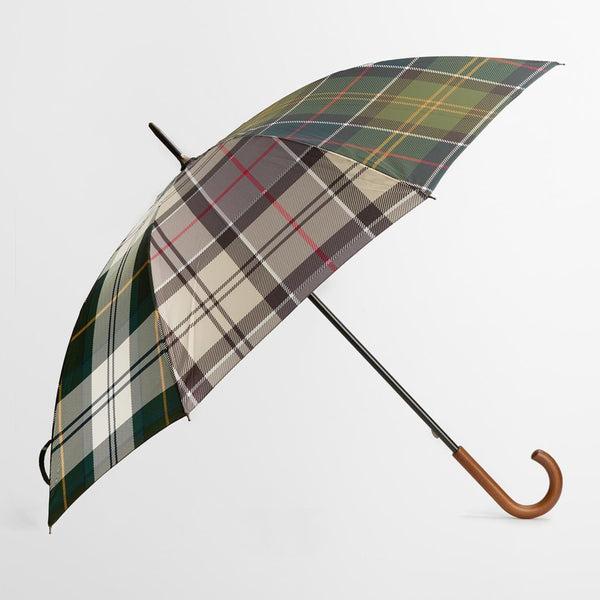 Barbour Full Length Umbrella in Mixed Tartan