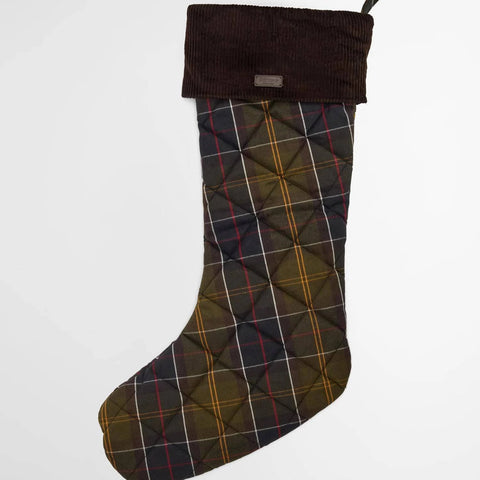 Barbour Christmas Stocking in Classic Tartan