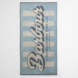 Barbour Archive Beach Towel with Surf Blue Logo