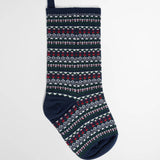 Barbour Marlow Christmas Stocking in Navy Festive