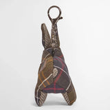 Barbour Animal Bag Charm Rabbit in Tartan