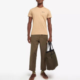 Barbour Arwin Canvas Tote in Olive/Brown