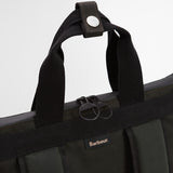 Barbour Field Wax Backpack in Sage/Classic Tartan