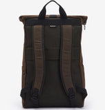 Barbour Field Wax Backpack in Olive/Black