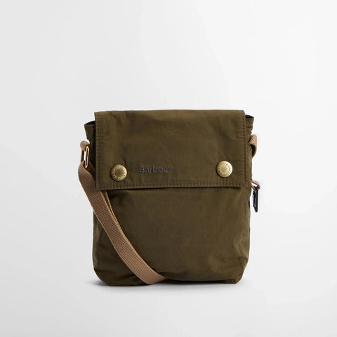 Barbour Transport Crossbody Bag in Dusky Green