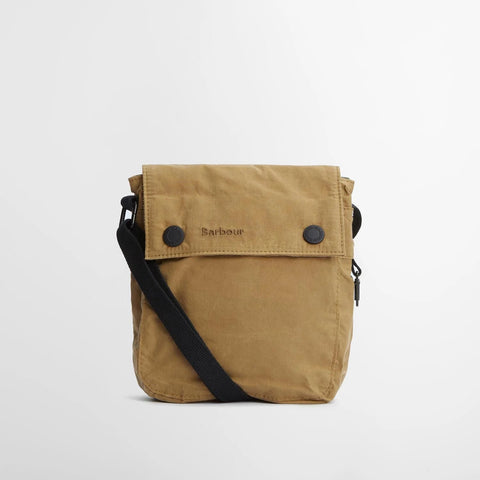 Barbour Transport Crossbody Bag in Golden Khaki