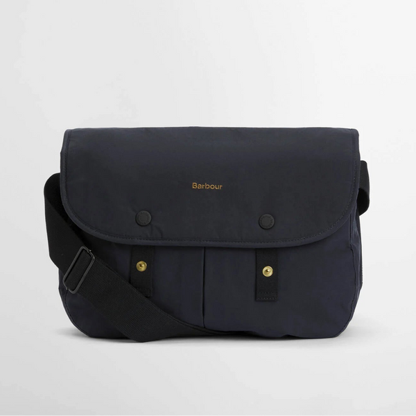 Barbour Transport Riever Crossbody Bag in Navy