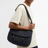 Barbour Transport Riever Crossbody Bag in Navy