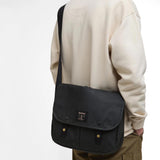 Barbour Field Waxed Riever Crossbody Bag in Sage