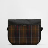 Barbour Field Waxed Riever Crossbody Bag in Sage