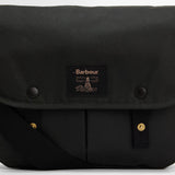 Barbour Field Waxed Riever Crossbody Bag in Sage