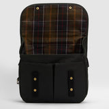 Barbour Field Waxed Riever Crossbody Bag in Sage