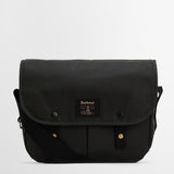 Barbour Field Waxed Riever Crossbody Bag in Sage