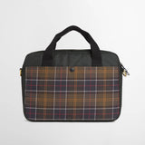 Barbour Field Waxed Laptop Bag in Sage