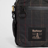 Barbour Field Wax Crossbody Bag in Dark Classic Tartan