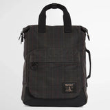 Barbour Field Wax Backpack in Dark Classic Tartan