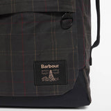 Barbour Field Wax Backpack in Dark Classic Tartan