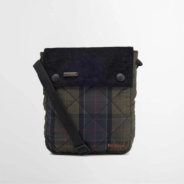 Barbour Tartan Liddlesdale Crossbody Bag in Shadow Classic Tartan