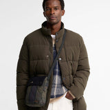 Barbour Tartan Liddlesdale Crossbody Bag in Shadow Classic Tartan