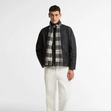 Barbour Tartan Lambswool Scarf in Monochrome Tartan