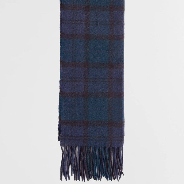 Barbour Lambswool Tartan Scarf in Black Watch