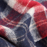 Barbour Lambswool Tartan Scarf in Cranberry