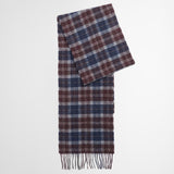 Barbour Lambswool Scarf in Midnight Oak Tartan