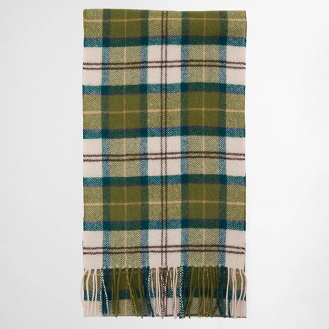 Barbour Lambswool Tartan Scarf in Ancient