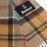 Barbour Wool Cashmere Scarf in Dark Dress Tartan