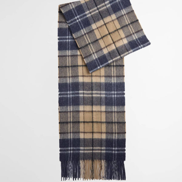 Barbour Wool Cashmere Scarf in Birchwood Dress Tartan