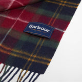 Barbour Wool Cashmere Scarf in Winterberry Tartan