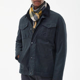 Barbour Large Tattersall Scarf in Forest Mist