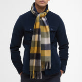 Barbour Large Tattersall Scarf in Forest Mist