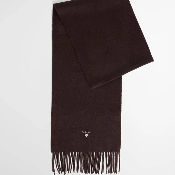 Barbour Plain Lambswool Scarf in Rustic