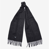 Barbour - Plain Lambswool Scarf in Charcoal