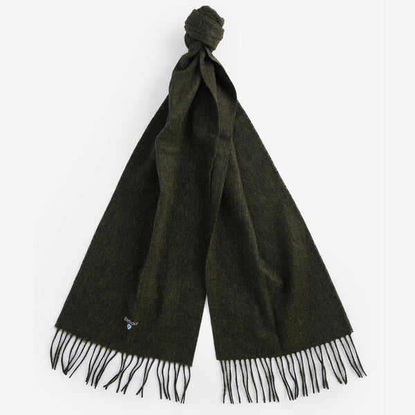 Barbour Lambswool Scarf in Seaweed
